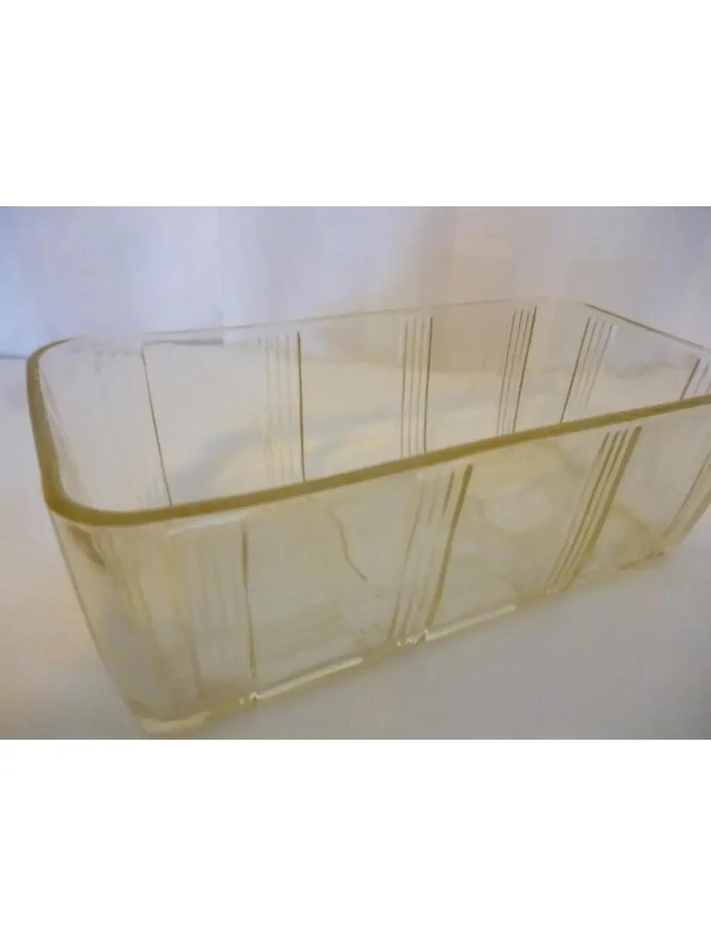 Vintage Hazel Atlas Criss Cross Loaf Pan or Refrigerator Dish
